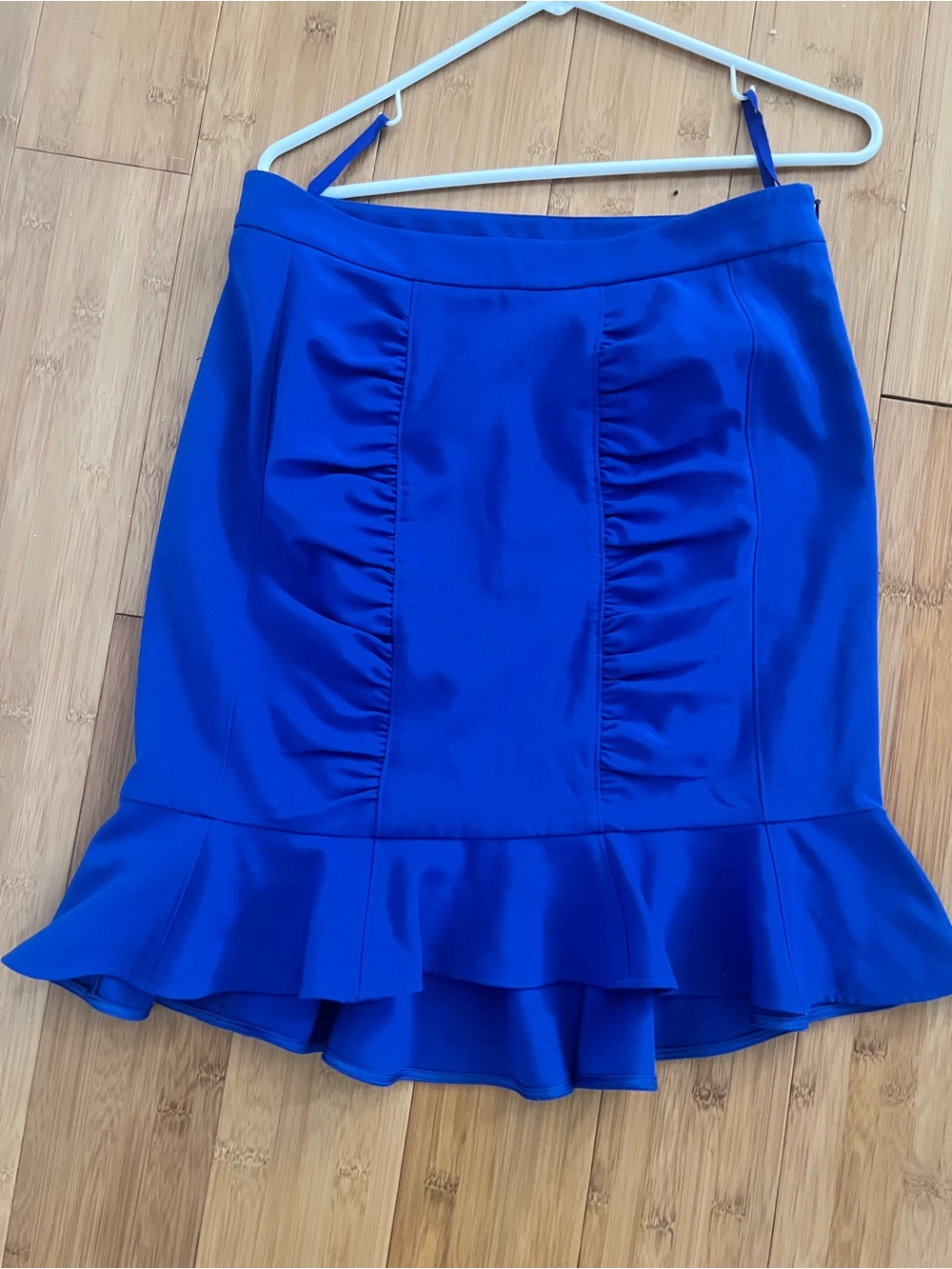 HD in Paris Electric Blue High-Low Ruffle Skirt